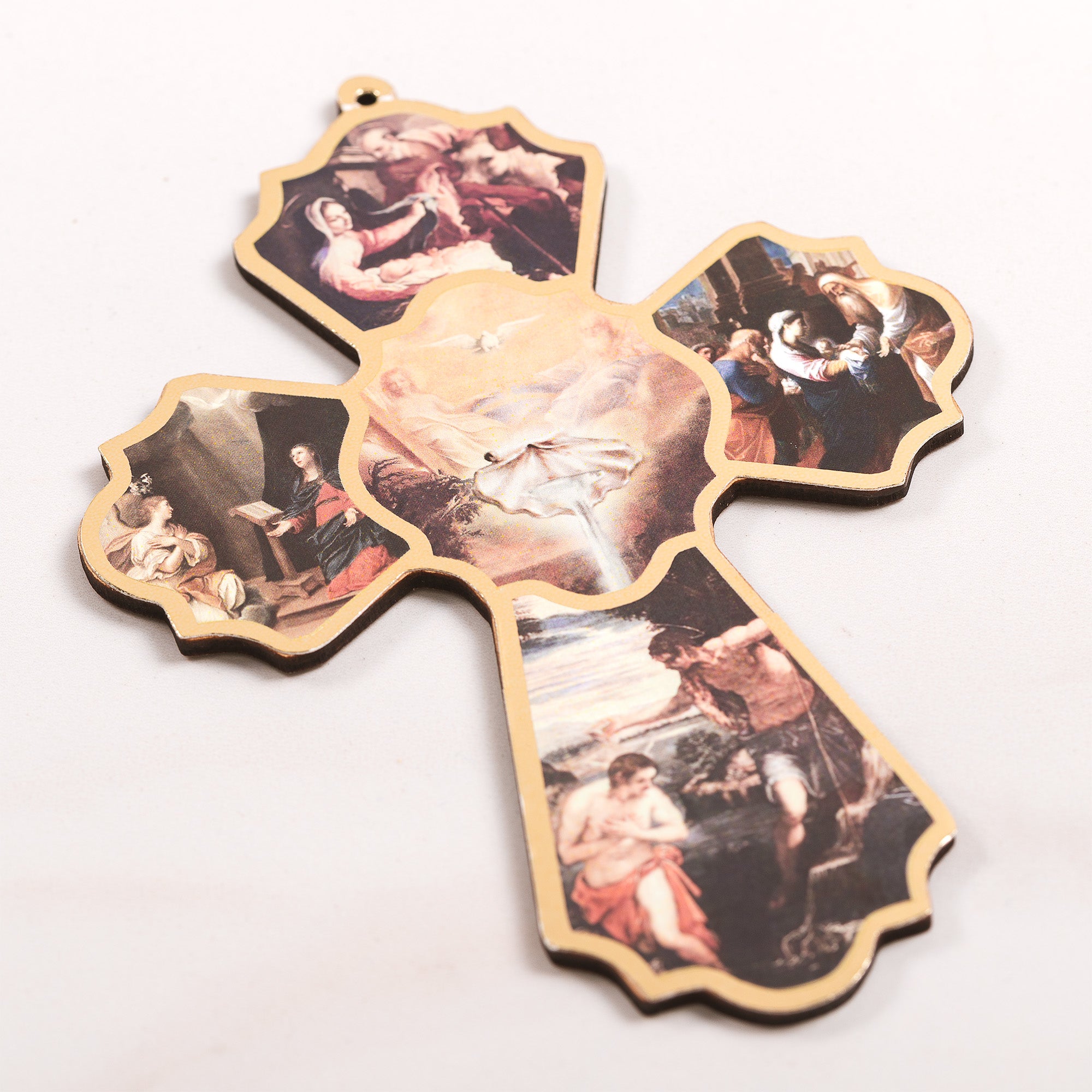 Classic Baptism Wall Cross - 4" x 6"