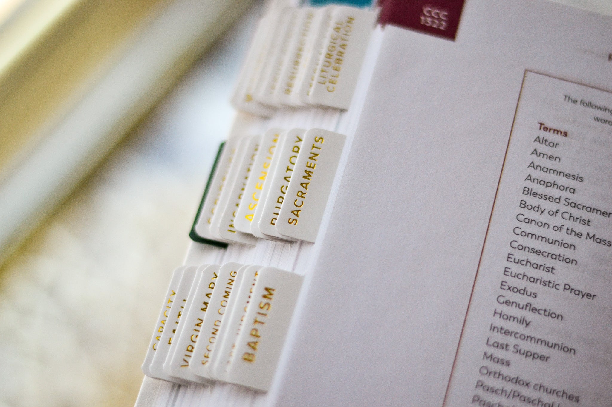 Catechism of the Catholic Church Tabs