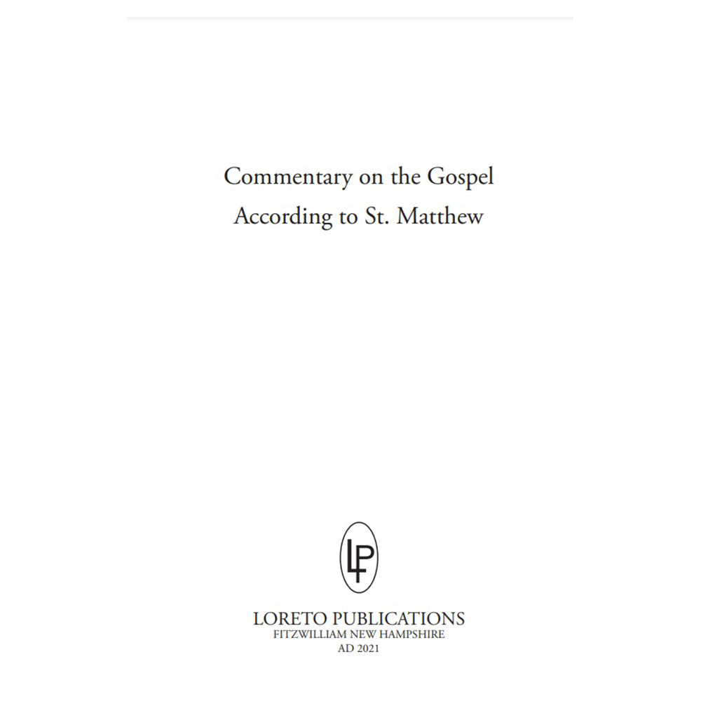 Catena Aurea: Commentary on the Four Gospels - Catholic Edition (3 Vol Set)