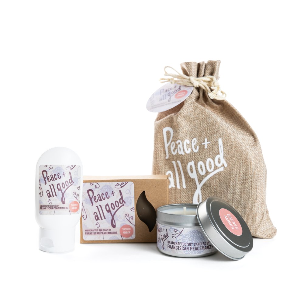 Peace & All Good Travel Set - Sacred Amber