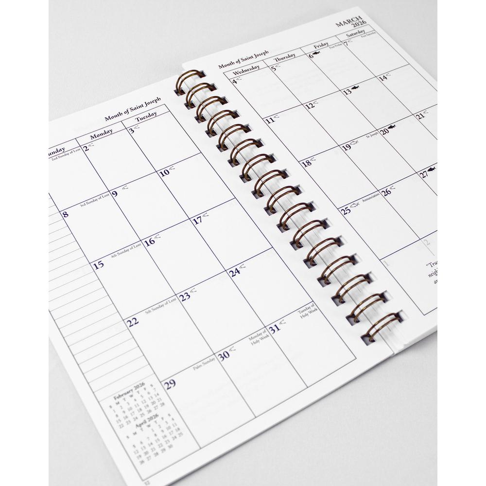 Saints Calendar & 16 Month Planner