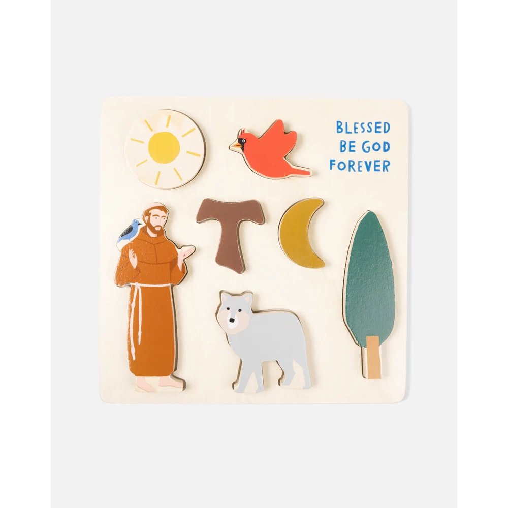Be A Heart St. Francis Wooden Puzzle