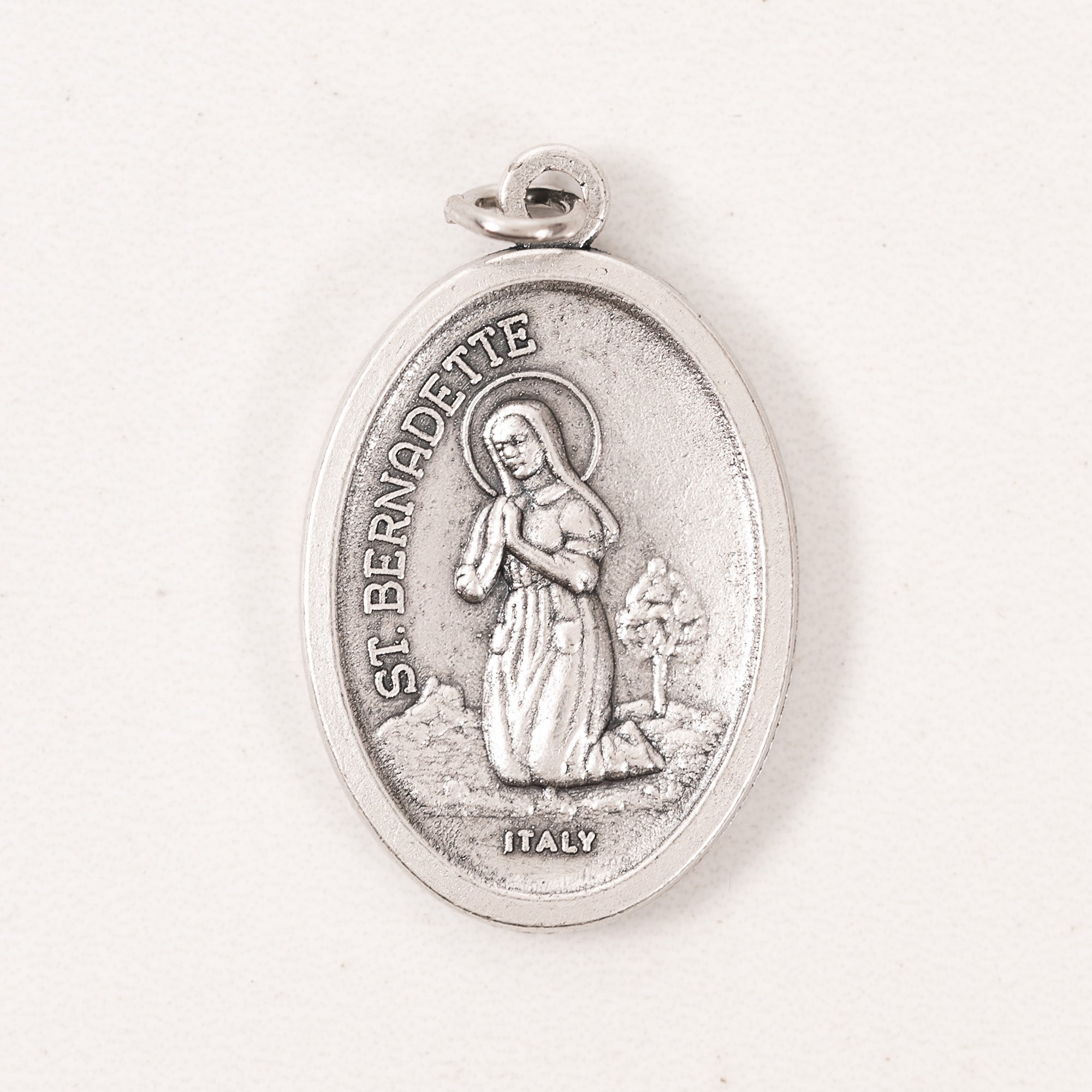 Our Lady of Lourdes & St. Bernadette Medals - Bulk Pack of 25