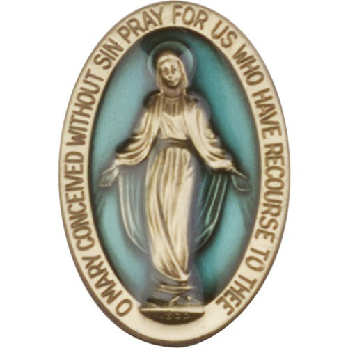 Antique Gold Miraculous Visor Clip