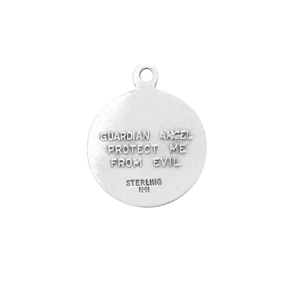 Guardian Angel Petite Sterling Silver Necklace
