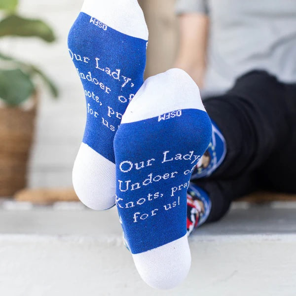 Our Lady Undoer of Knots Adult Socks