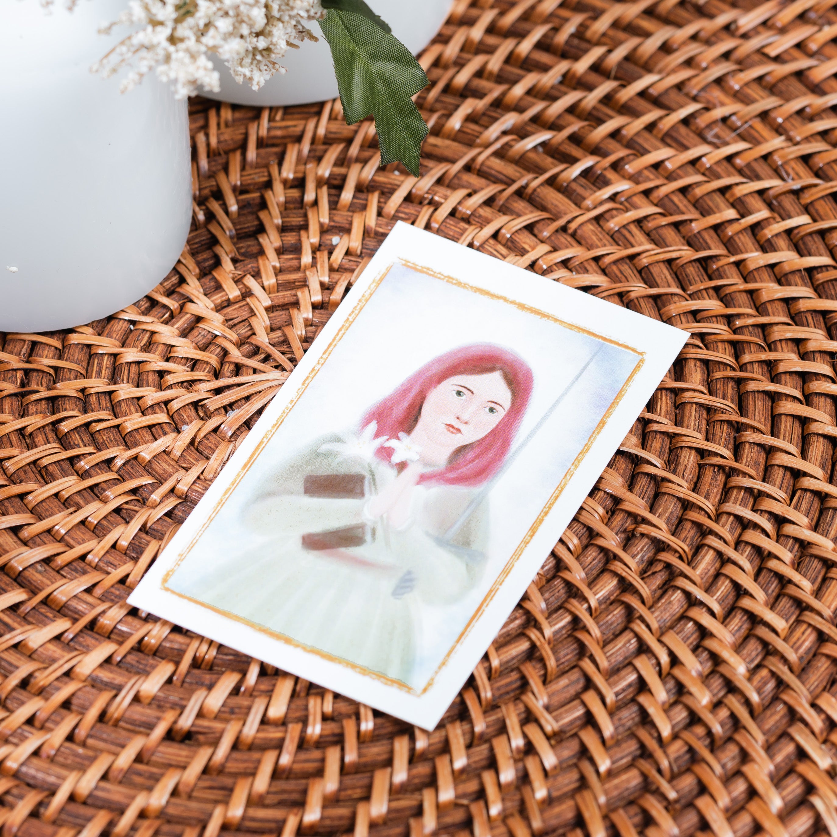 St. Dymphna Chaplet Prayer Card