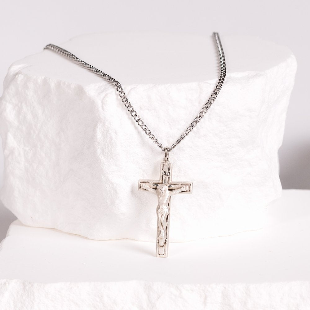Sterling Silver Crucifix Necklace - 2054130