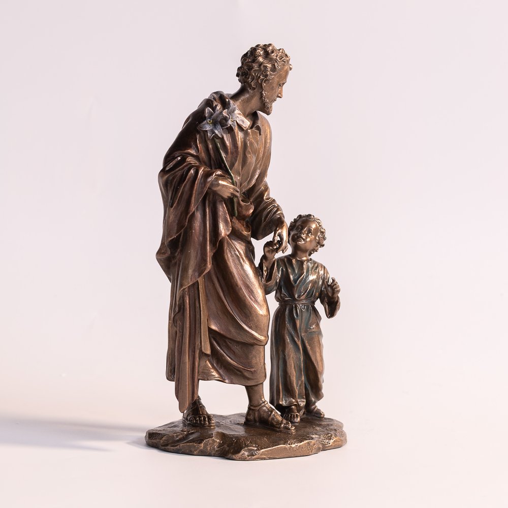 St. Joseph and Child Statue - 8.25''