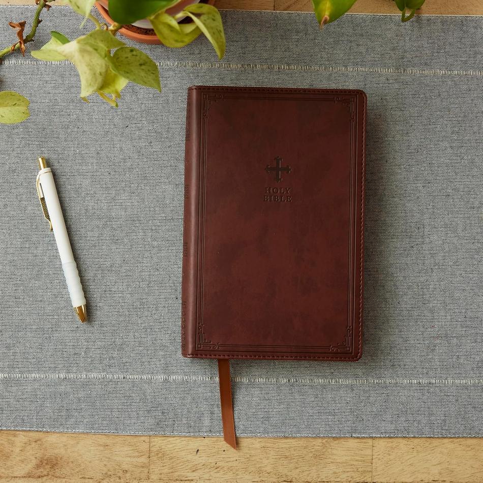 NRSV Catholic Bible - Brown Leathersoft Personal Size