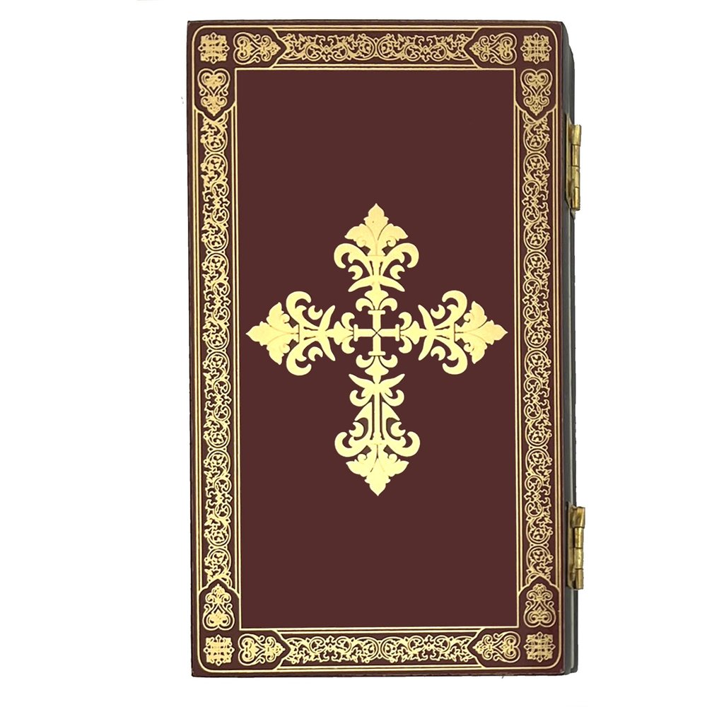 Gold Foiled St. Michael & Guardian Angel Diptych - 5" x 6"