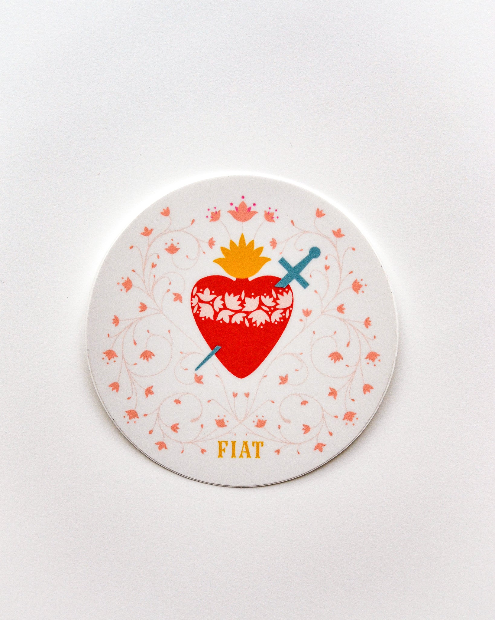Immaculate Heart of Mary Fiat Vinyl Sticker