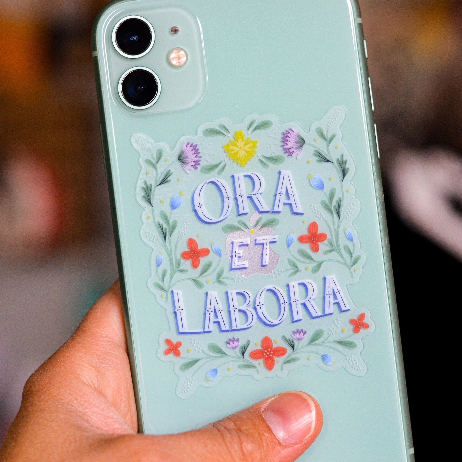 Ora Et Labora Vinyl Sticker