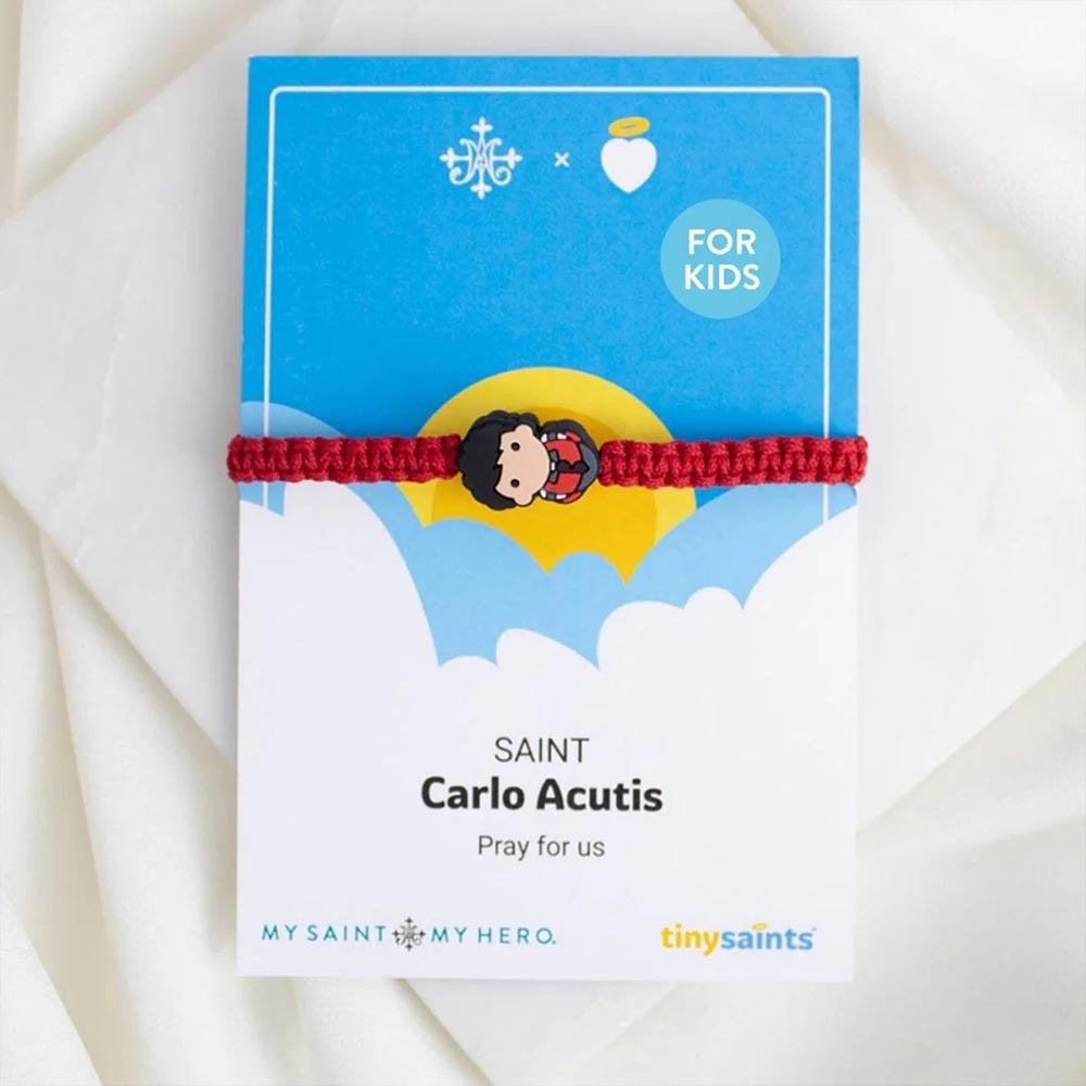 Limited Edition Tiny Saints St. Carlo Acutis Kids Bracelet