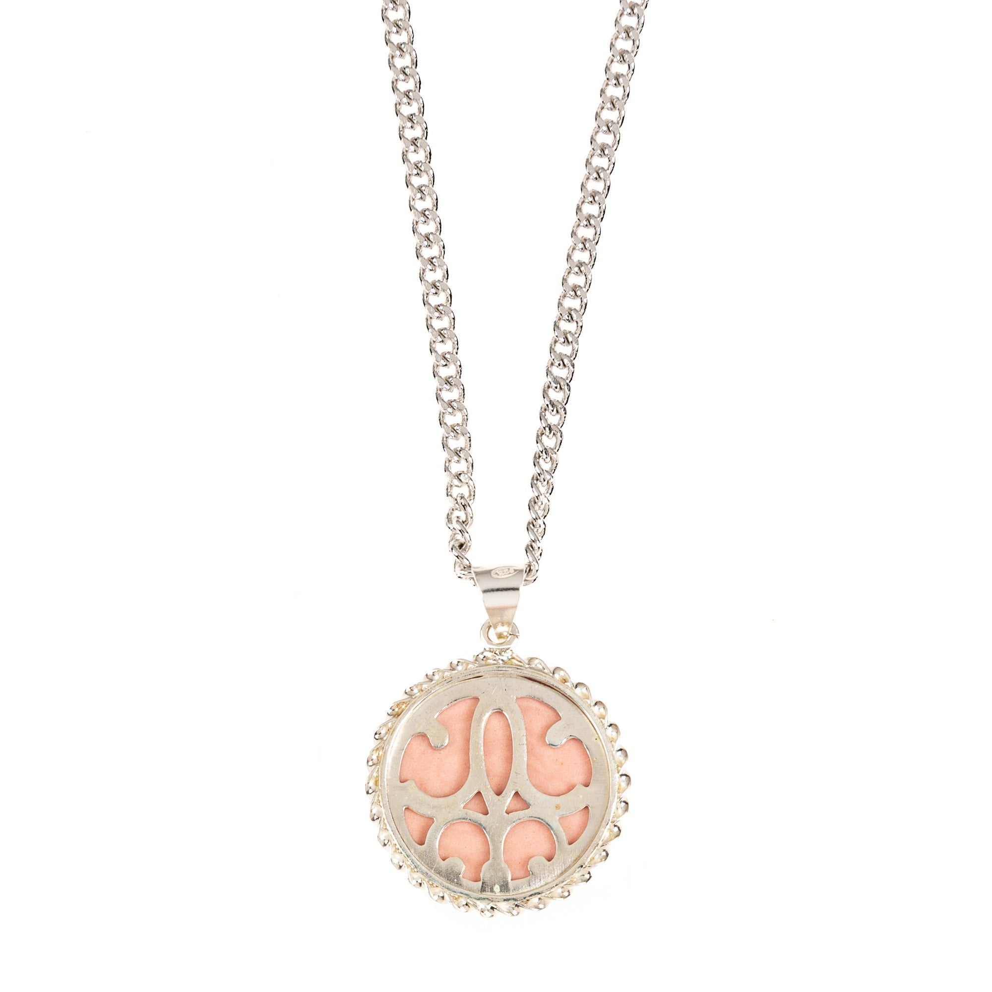 Sterling Silver Cameo - Sacred Heart of Jesus