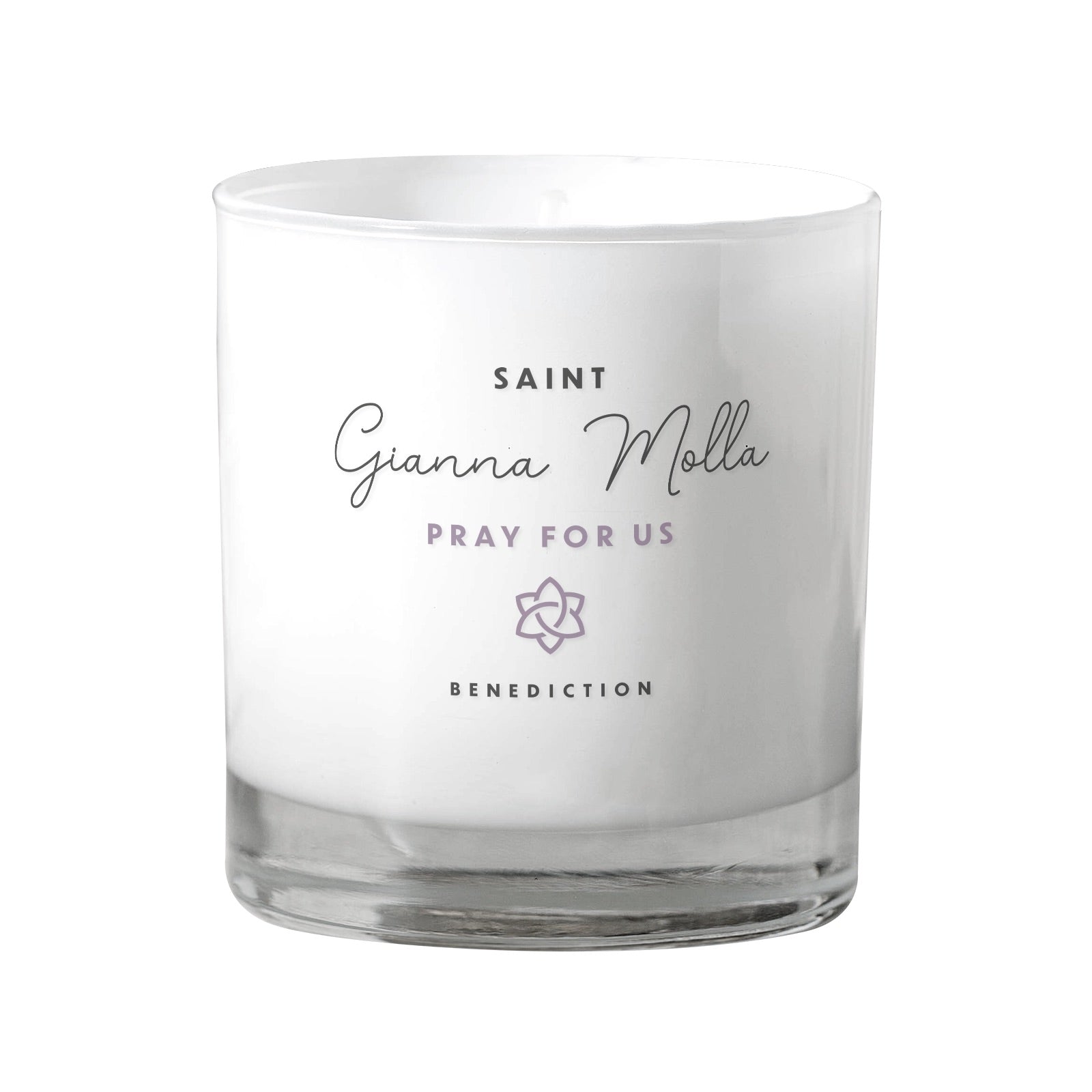 St. Gianna Molla White Candle