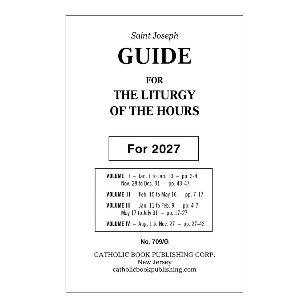 St. Joseph Guide for the Liturgy of the Hours 2027 (Large Print)