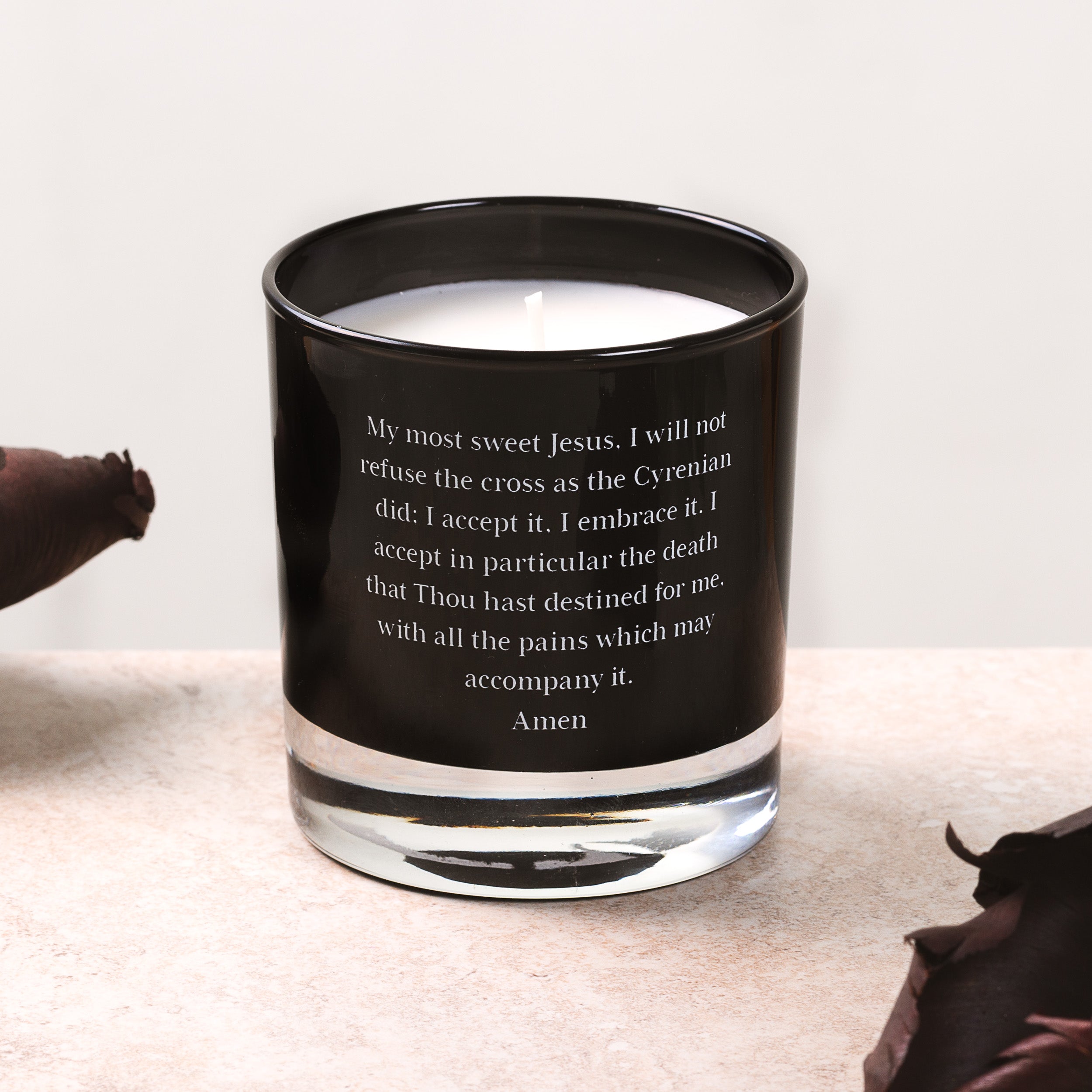 Memento Mori Candle - Black