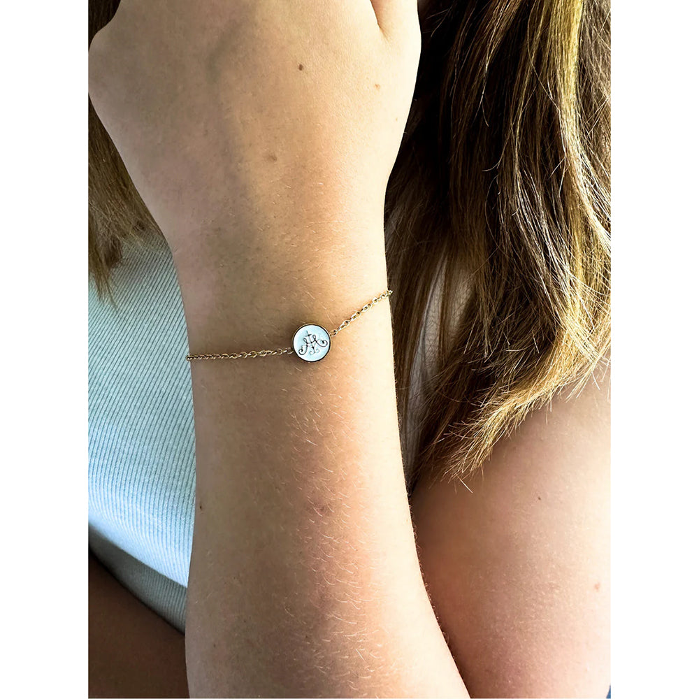 Ave Maria Chain Link Bracelet