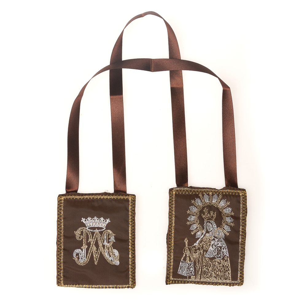 Extra Large Brown Scapular for Door or Personal Use