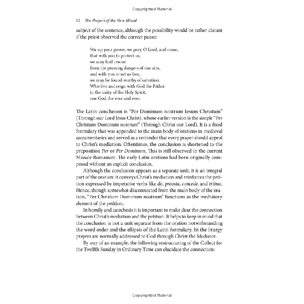 The Prayers of the New Missal