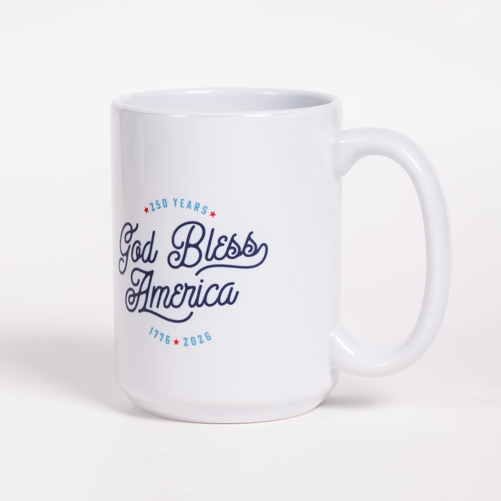 God Bless America 250th Commemorative Mug