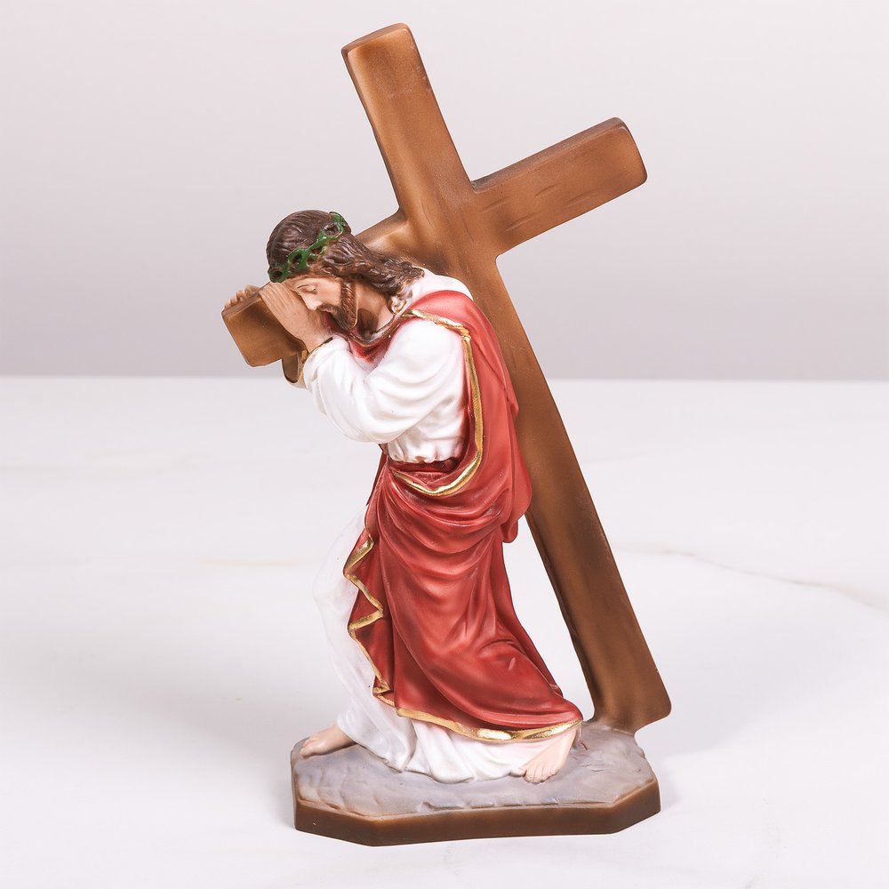 Christ Carrying His Cross Statue - 10"