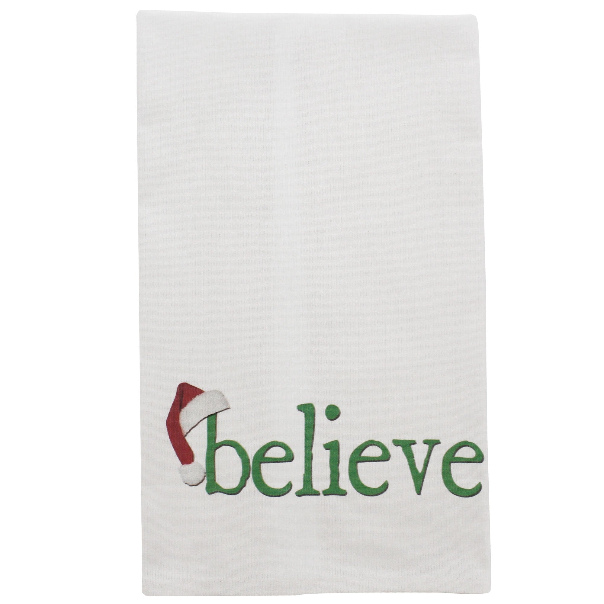 St. Nick "Believe" Dish Towel