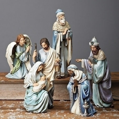 Blue Robe Nativity - 5 PC | The Catholic Company®