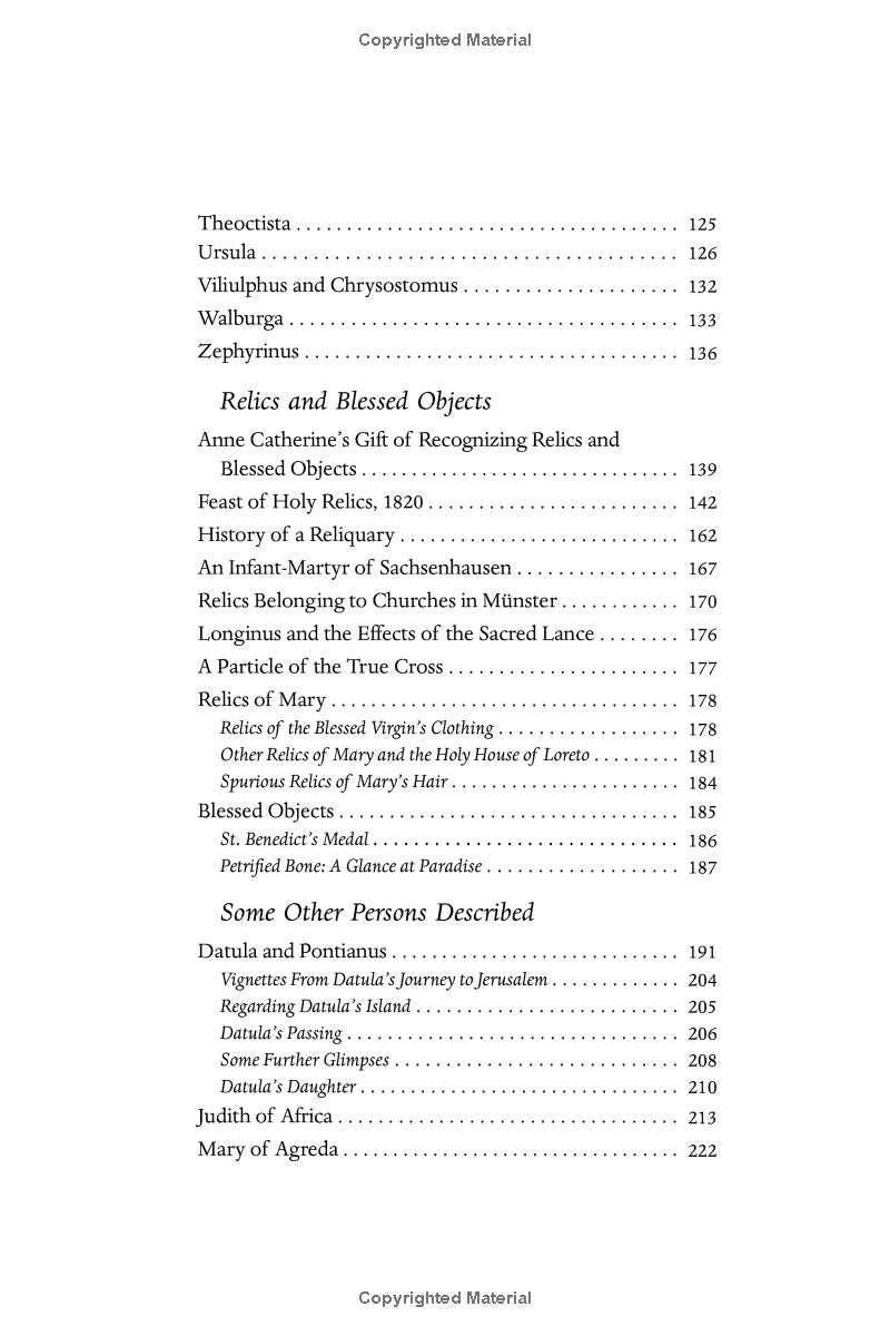 Scenes from the Lives of the Saints - The Visions of Blessed Anne Catherine Emmerich