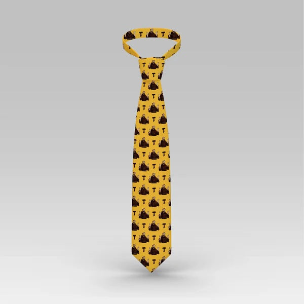 Gold St. Francis Necktie