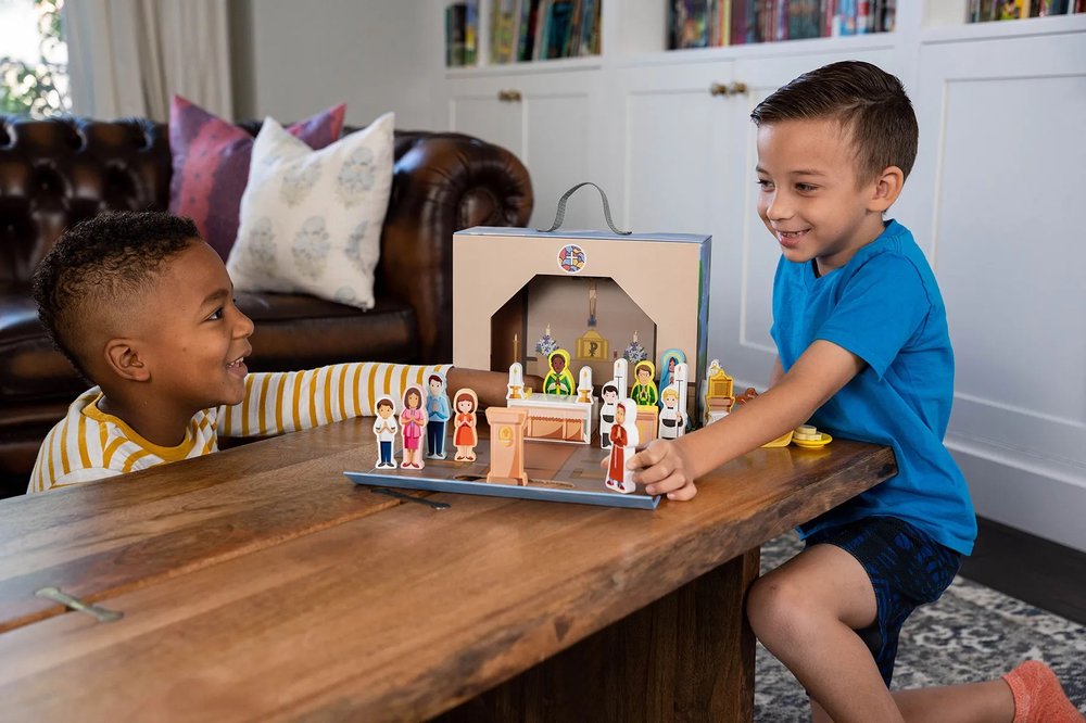 Saintly Heart Brother Francis Church Playset