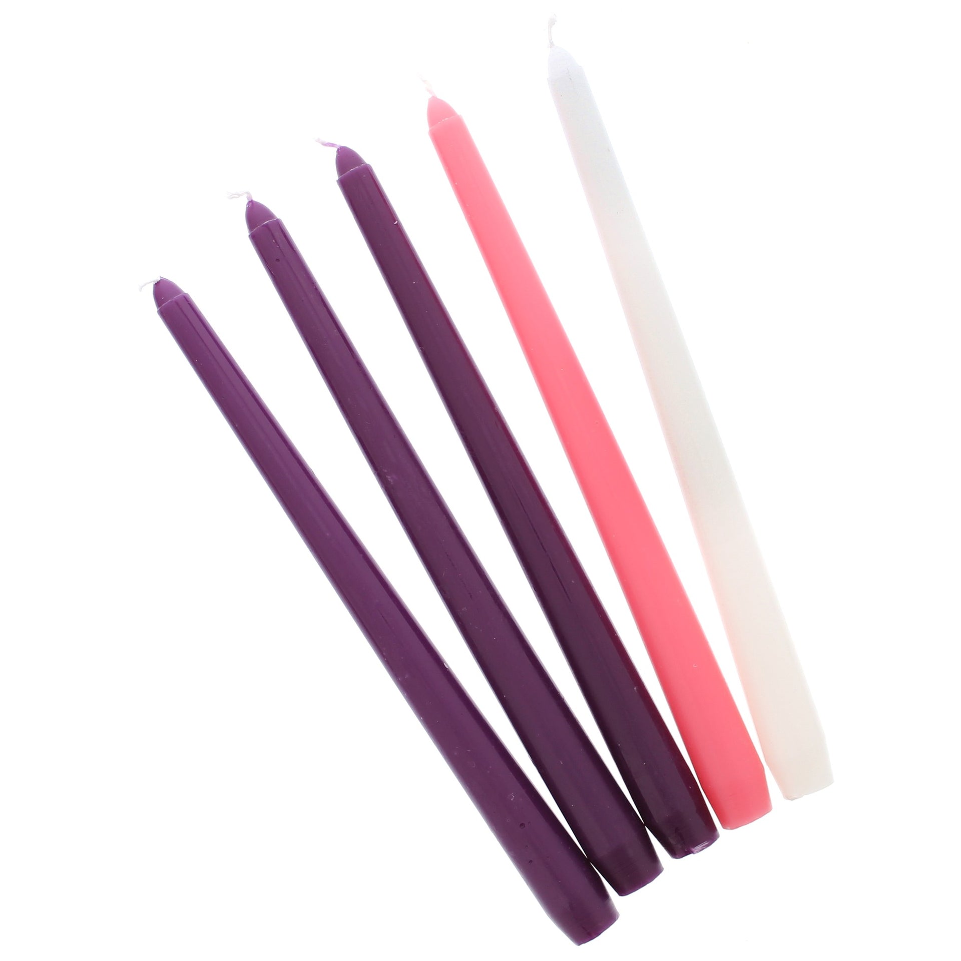 Advent Candles Set of 5 - 10" x 3/4"
