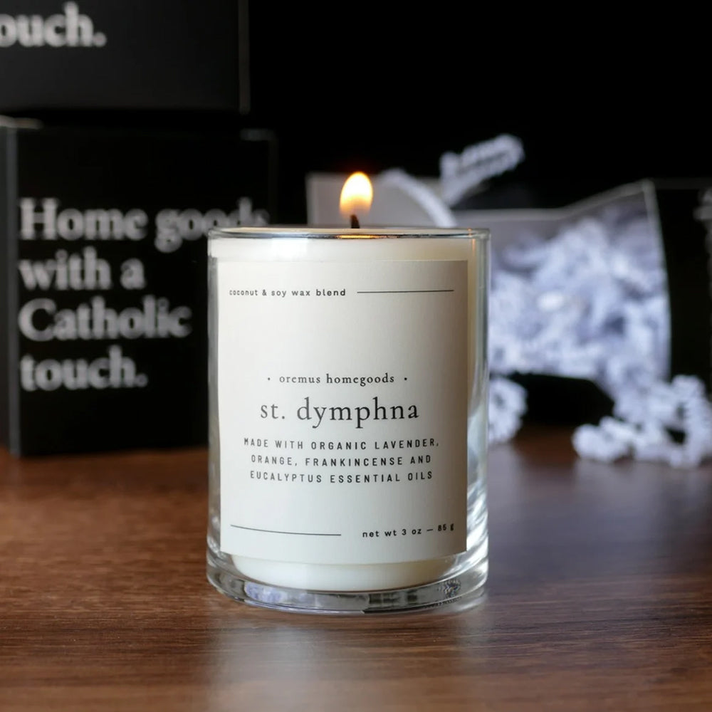 St. Dymphna Calming Blend Essential Oil Candle