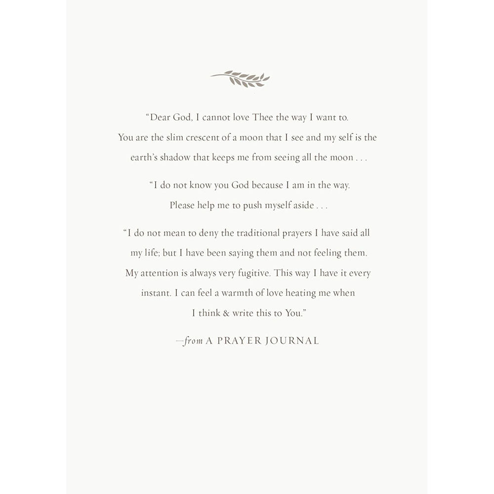 A Prayer Journal - by Flannery O'Connor