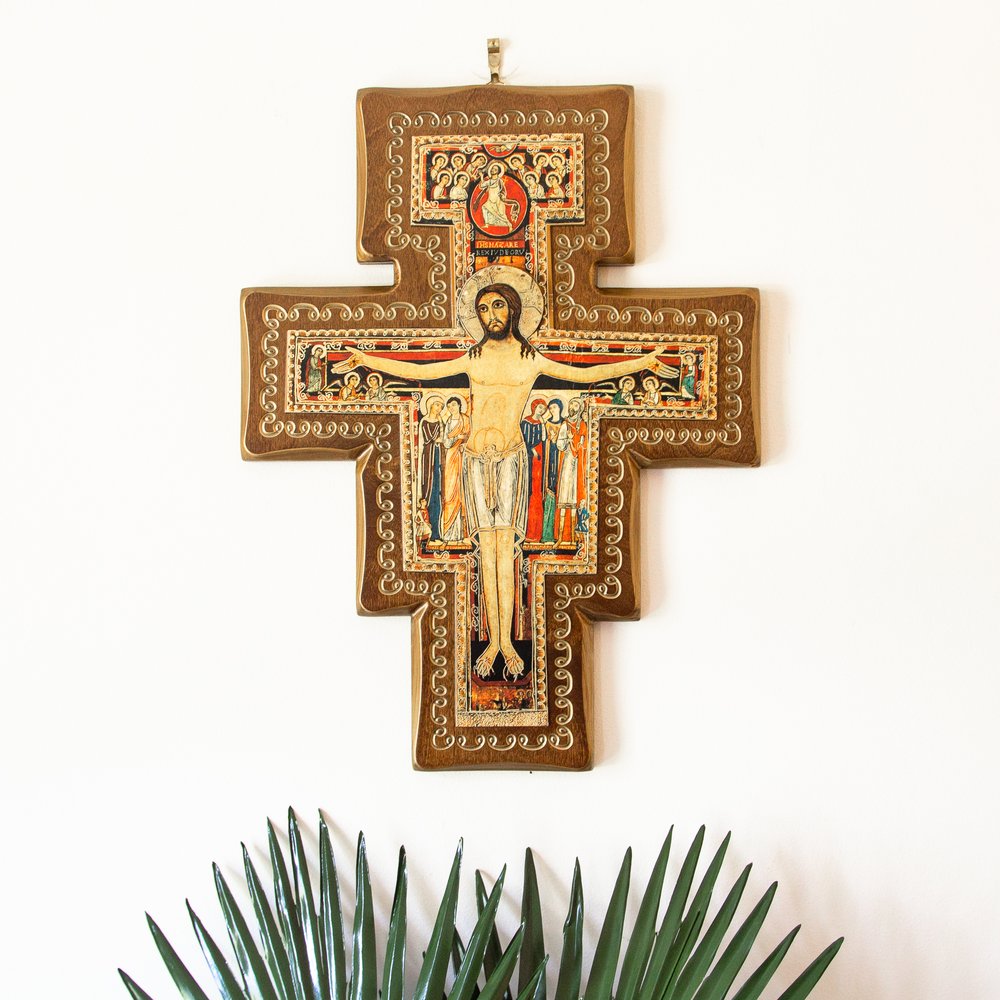 San Damiano Wall Crucifix - 18"