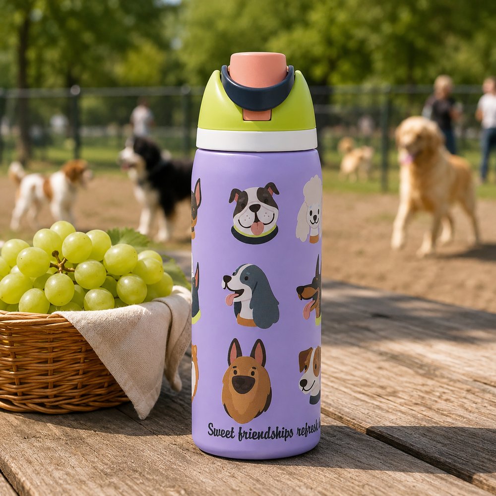 Personalized Friendship Pups Water Bottle