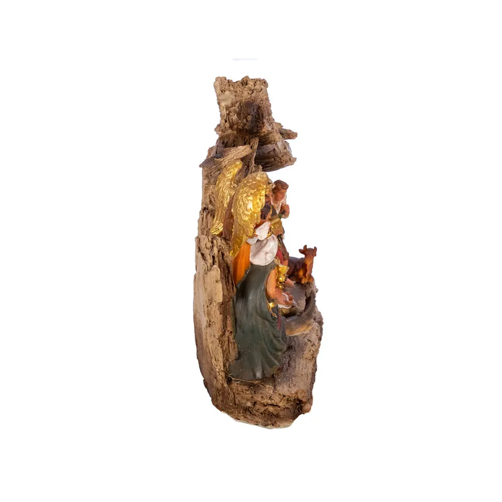 Driftwood Nativity Centerpiece - 7"