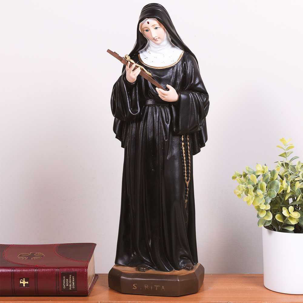 Italian St. Rita Statue - 16"