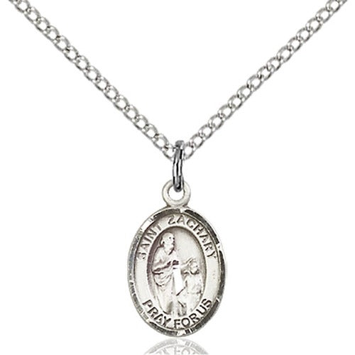 Sterling Silver St. Zachary Petite Pendant