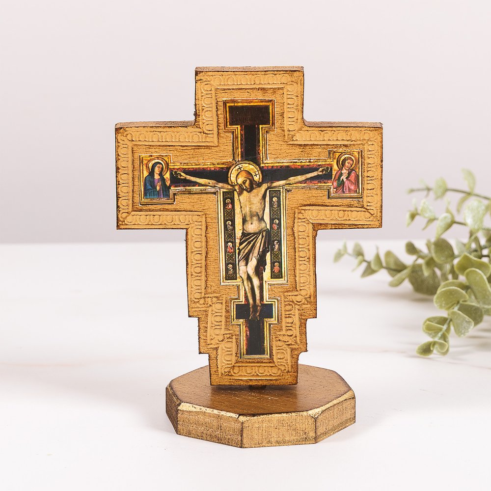 Giotto Standing Crucifix - 4.7" x 5.7"
