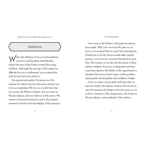 Praying with Mother Angelica: Meditations on the Rosary and the Way of the Cross