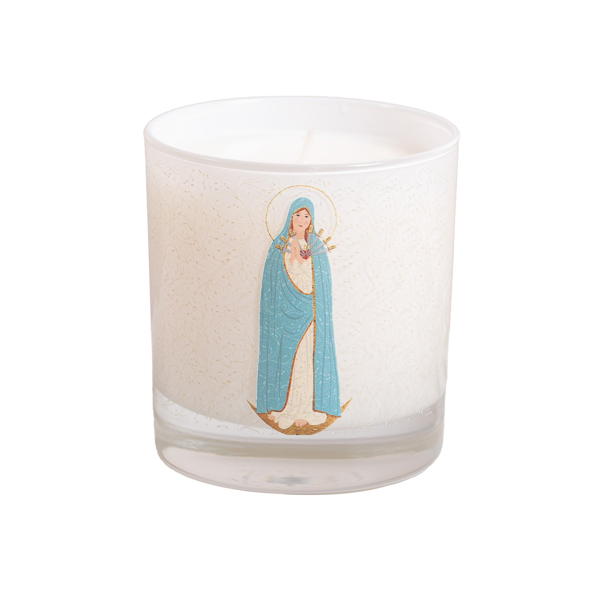 Our Lady of Sorrows Toile Candle