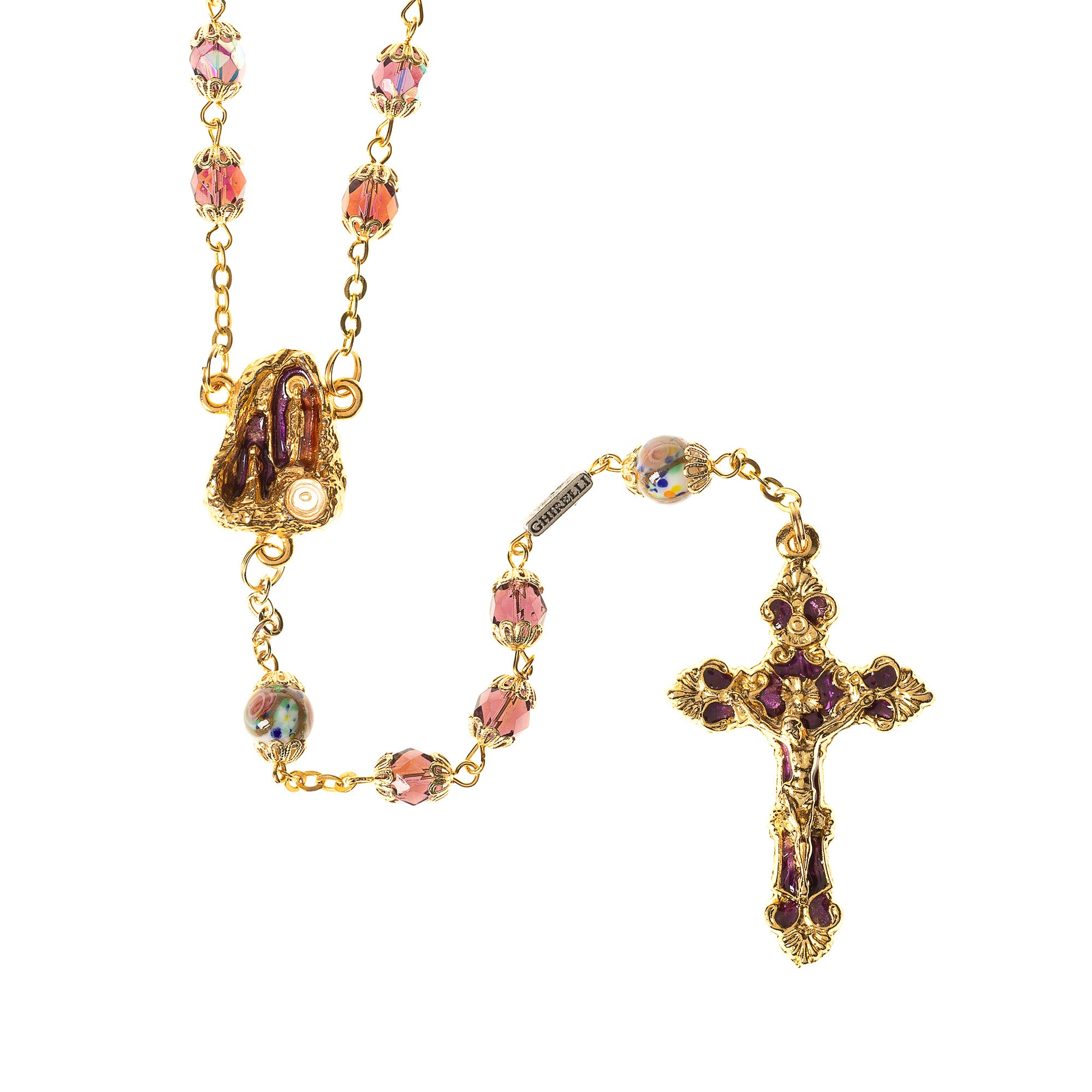 Lourdes Gold Plated Rosary