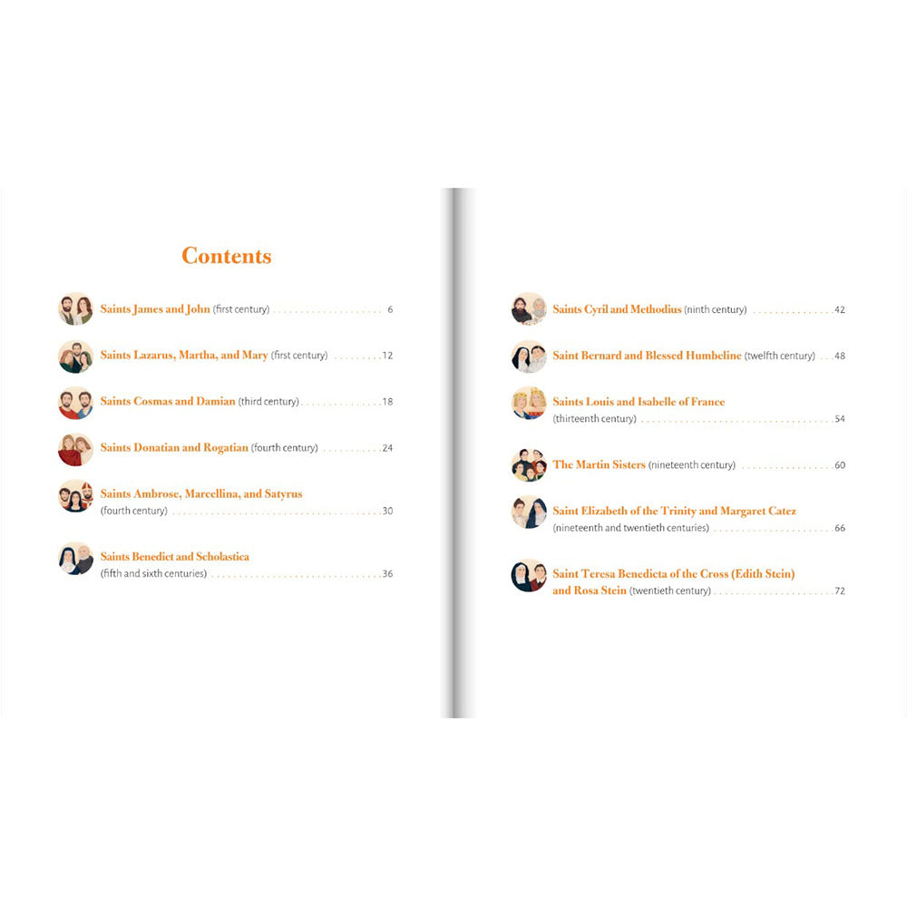 Sibling Saints: Twelve Extraordinary Stories from James and John to Edith and Rosa Stein