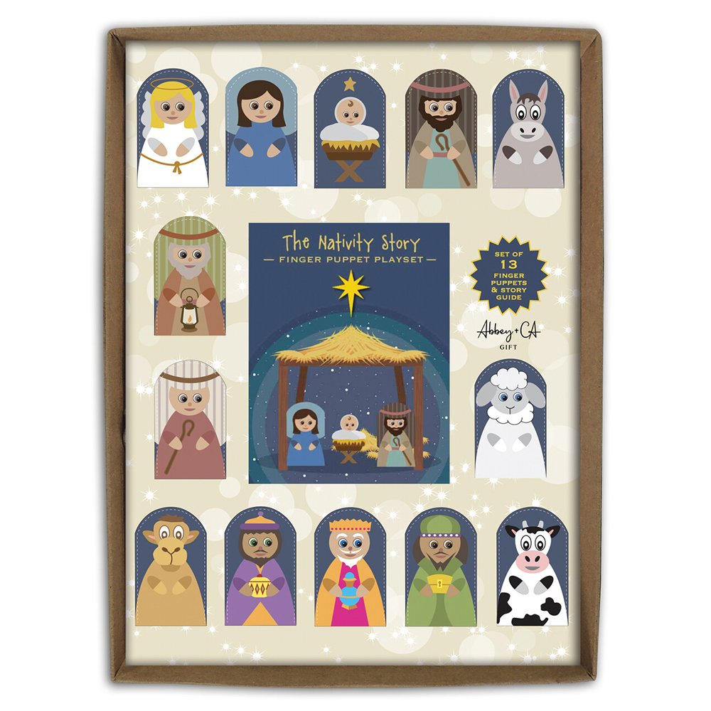 Nativity Finger Puppet Play Set - 13 Pieces