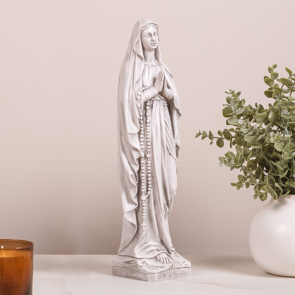 Italian Our Lady of Lourdes Statue - 16 "
