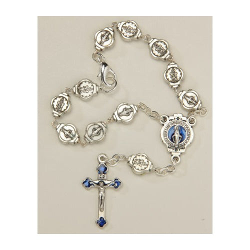 Metal Miraculous Auto Rosary