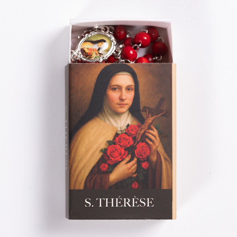St. Thérèse of Lisieux Matchbox Style Rosary