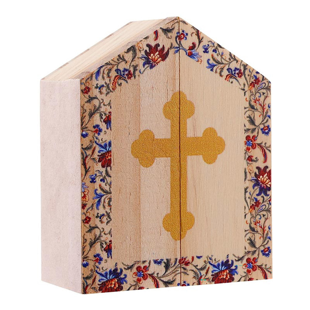 Madonna of the Streets Miniature Wooden  Triptych